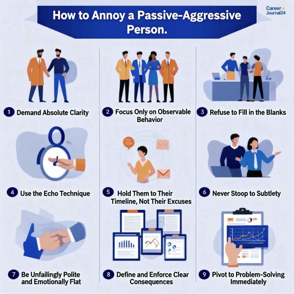 how to annoy a passive-aggressive person