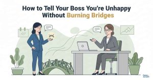 how to tell your boss you're unhappy