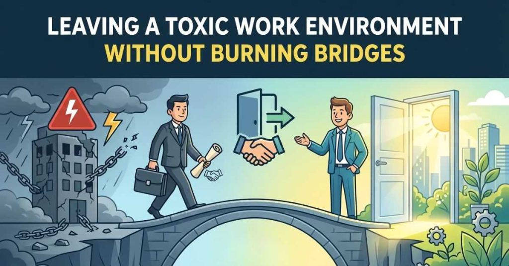 leaving a toxic work environment