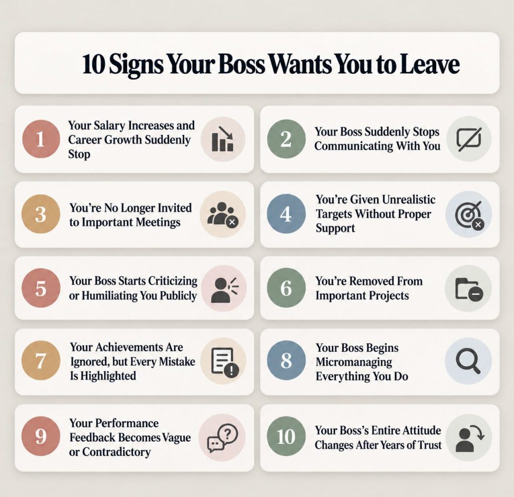 Signs Your Boss Wants You to Leave