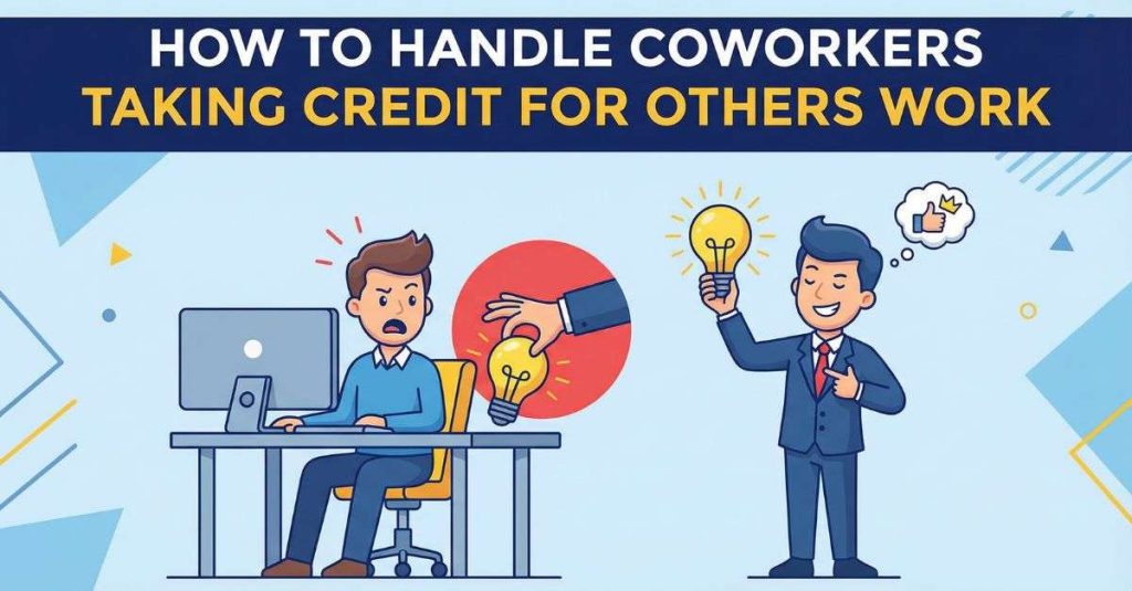 taking credit for others work