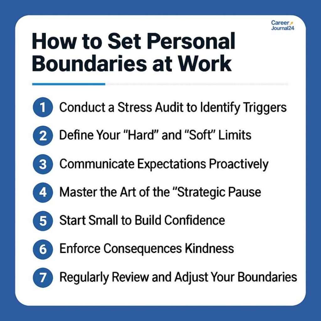 setting personal boundaries at work