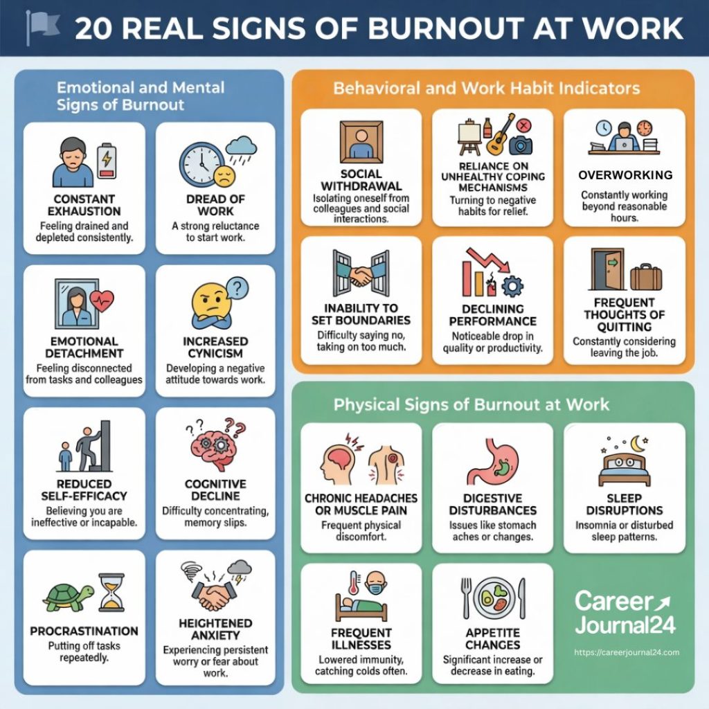 signs of burnout at work
