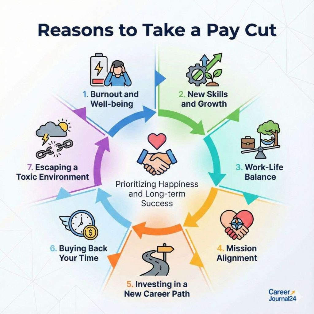 taking a pay cut for a new job