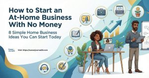 how to start a at home business with no money