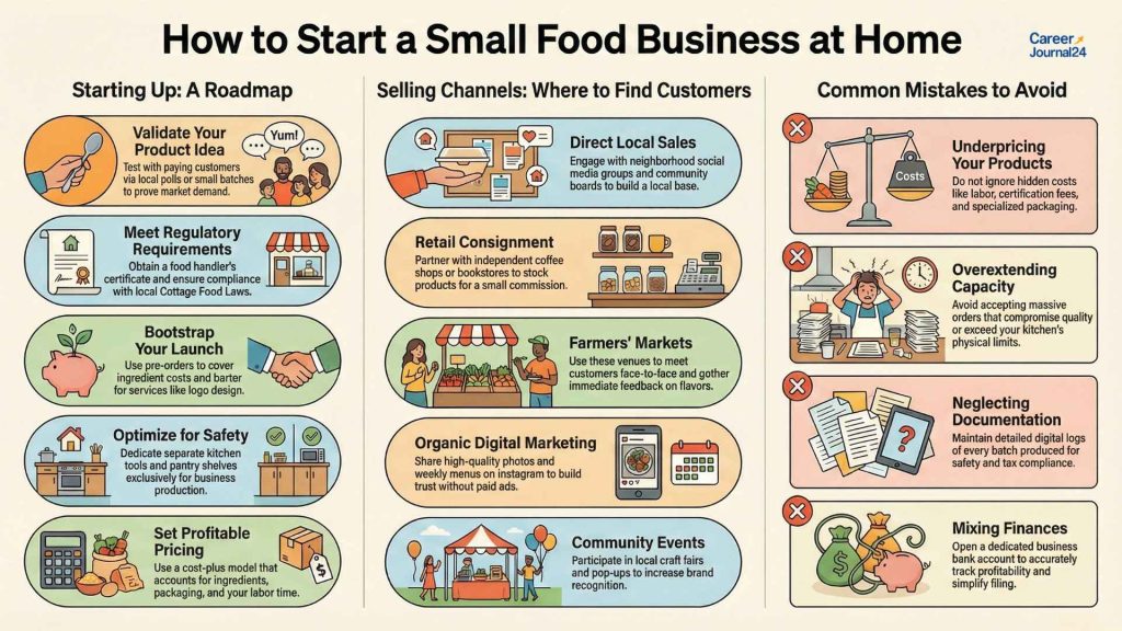 how to start a small food business at home