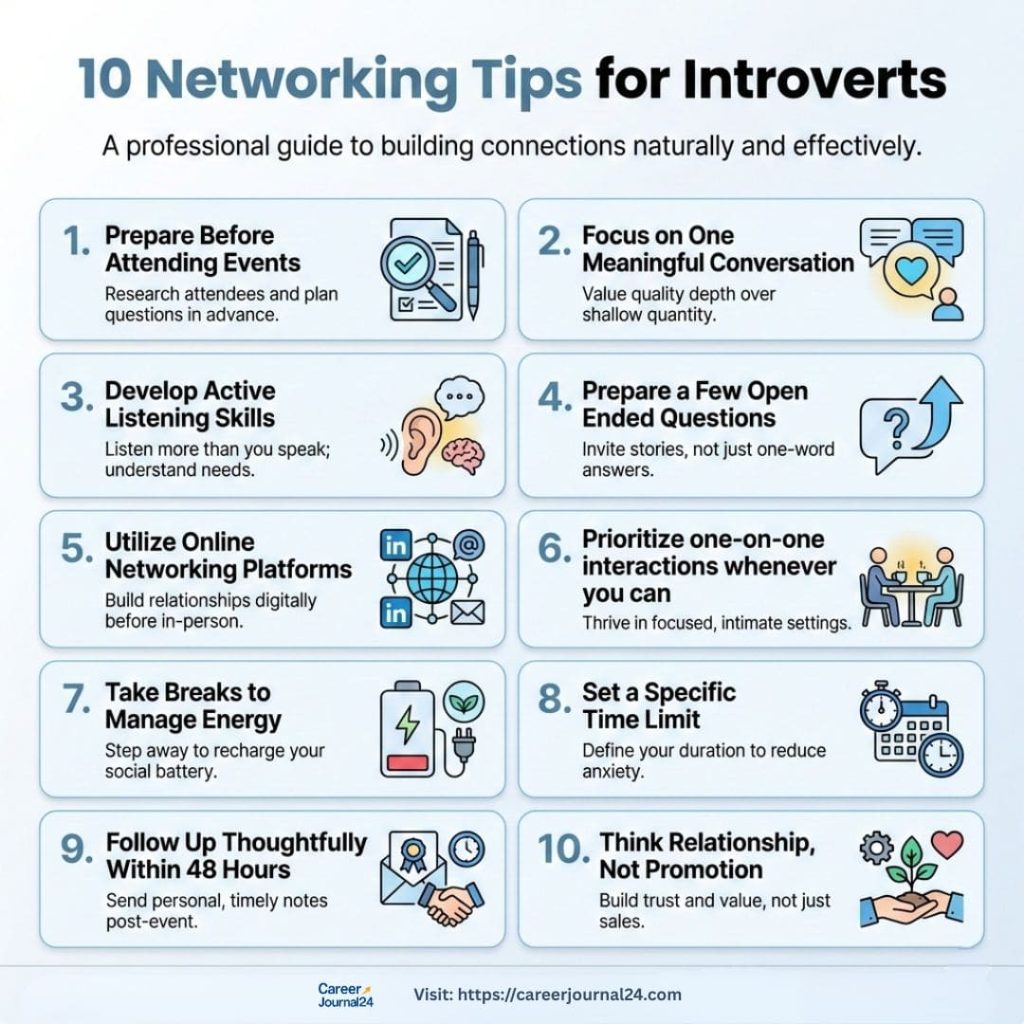 networking tips for introverts